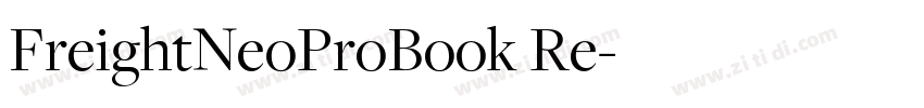 FreightNeoProBook Re字体转换